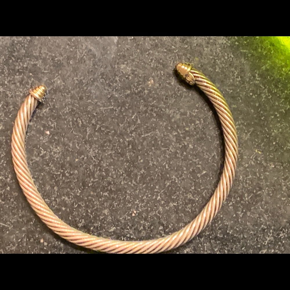 Kids Sterling & Gold David Yurman Bracelet-used